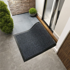 Alfombra de Entrada Antideslizante de Poliéster a Rayas de Alta Calidad con Revestimiento de PVC Delgado para Hogar, Oficina, Hotel, Uso Comercial en Exteriores - Product Image 3