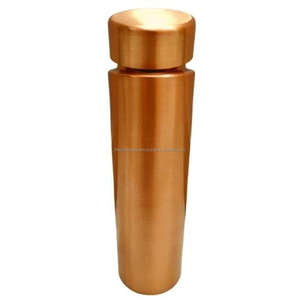 Personalized Water <b>Bottle</b> Pure Copper 100% Ayurvedic Water <b>Bottle</b> With Lid Hot Selling Health Beneficial Water <b>Bottle</b> by TCD - Product Image 1