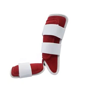 Espinilleras Profesionales para Béisbol y Sóftbol para Hombre, de Poliéster y Algodón, Transpirables, Ligeras, Duraderas, Ecológicas, con Cierre de Velcro - Product Image 1