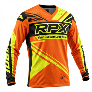 Jersey de Motocross Promocional con Logotipo Personalizado, Ropa de Motocross al por Mayor, Jerseys de Carreras Personalizados - Product Image 3