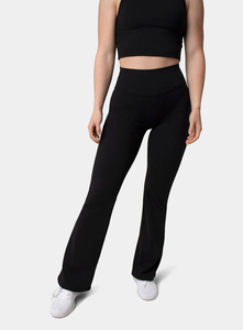 New Arrival Custom Made High Waist Women Waist <b>Flare</b> <b>Leggings</b> Latest Fashion Quick Dry Breathable Wholesale Price - Product Image 4