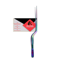Pince de cuisine professionnelle pour barbecue, antiadhésive, facile à nettoyer, 20 cm, couleur verte, en acier inoxydable résistant à la chaleur