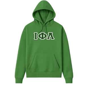 Sudadera con Capucha Verde Esmeralda de la Hermandad Iota Phi Lambda, Ropa con Letras Griegas, Sudadera Informal para Mujer, Sudadera con Capucha de Primera Calidad - Product Image 5