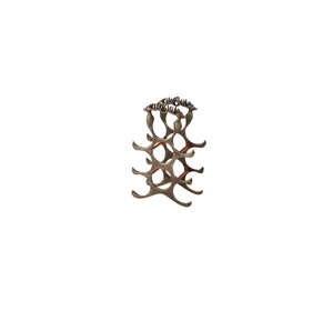 ที่วางขวดไวน์โลหะวินเทจลายเขากวาง สำหรับตกแต่งบ้าน บาร์ ครัว และเคาน์เตอร์ - Product Image 1