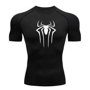 เสื้อยืดออกกำลังกายผู้ชายแบบรัดรูป ผลิตจากโพลีเอสเตอร์และผ้าฝ้าย แห้งเร็ว ระบายอากาศได้ดี แขนยาว เป็นมิตรต่อสิ่งแวดล้อม ปรับแต่งขนาดและสีได้ - Product Image 5