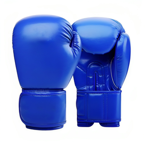 Gants de boxe Sanda unisexes en PU noir 16 oz avec sangle de poignet réglable pour adultes, entraînement, emballage personnalisable, marque - Product Image 5