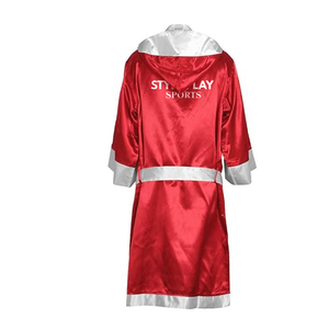 Nouvelle Collection – Robe de Boxe Professionnelle Personnalisable en Satin de Polyester Couleur Unie – Vente Chaude – Vêtements d'Arts Martiaux en Gros - Product Image 3