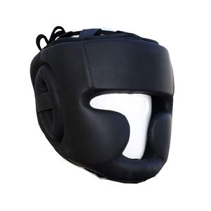 Protège-tête en cuir pleine face personnalisé de haute qualité avec logo pour la boxe et l'équipement d'entraînement de sécurité – Prix de gros, tarif avantageux 2026 - Product Image 5