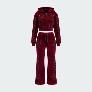 Conjuntos de Ropa Deportiva con Capucha para Hombre, Estilo Urbano, Invierno, Tallas Grandes, Transpirables, 100% Algodón, Última Moda - Product Image 1