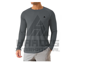 Camisetas Polo de Manga Larga para Hombre, Color Sólido, 100% Algodón, con Logotipo Personalizado - Product Image 4