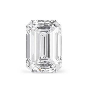 Bague et boucles d'oreilles en diamant CVD de laboratoire, pureté VVS-VS, taille émeraude, 10,30 carats, certifiées IGI, pour la création de bijoux - Product Image 4