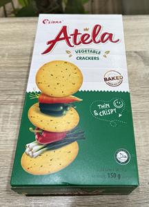 Galletas de verduras crujientes Atela HALAL, 150g, producto FMCG bajo en grasa de Vietnam, bolsita, Caja de galletas dulces saladas, precio - Product Image 6