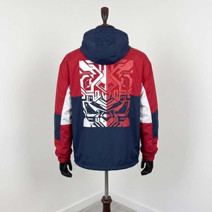 Chaqueta Anorak Cortavientos Transpirable para Hombre, con Logotipo Personalizado, Impermeable, Ligera, con Cremallera Completa, Sudadera con Capucha Estampada para Exteriores - Product Image 3