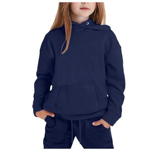 Chándal de algodón orgánico personalizado para bebés, conjunto de ropa de moda para niños, conjunto de ropa de invierno informal bonita para 1 a 14 años - Product Image 4