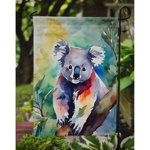 Koala Garden Drapeau multicolore Boîte aux lettres artistique Bannière décorative de jardin pour patio et parterres de fleurs Taille de jardin - Product Image 3