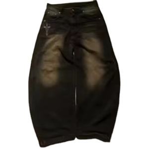 Pantalones vaqueros ajustados rasgados y desgastados informales para mujer, pantalones vaqueros elásticos de cintura alta, pantalones largos ajustados transpirables en 2 colores - Product Image 1