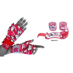 Bandages de boxe pour enfants et jeunes, soutien-poignet junior Muay Thai, sangles colorées pour enfant, accessoire OEM en gros - Product Image 1