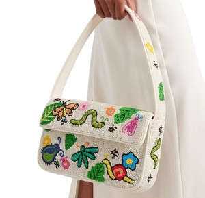Ethnic Heart Embroidery Seed Beaded Crossbody Bag Evening Shoulder Bag Trendy Sling <b>Purse</b> Unique Luxury Fashion Statement <b>Purse</b> - Product Image 6