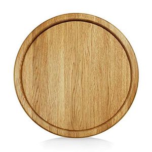 Plato de Servir Redondo de Madera Natural Clásica, Pulido, Duradero y Decorativo para Té, Café, Desayuno, Bodas y Otras Ocasiones - Product Image 4