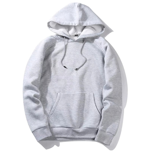 เสื้อฮู้ดผู้ชายสำหรับฤดูหนาว ผ้าฟลีซ 100% คอตตอน ทรงหลวม กันลม สีพื้น มีกระเป๋าหน้า โลโก้ปรับแต่งได้ รับผลิตแบบ OEM - Product Image 6