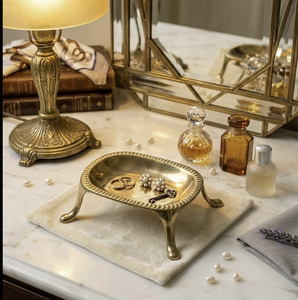 Porte-savon vintage de luxe imperméable en laiton pur avec finition dorée, à fixer sur le mur, pour la décoration de la salle de bain et de la maison - Product Image 6