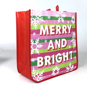 Bolsa de Compras Reutilizable de PP Tejido, Color Personalizado, Tamaño de Mano, Ideal para Regalo de Navidad, Hecha en Vietnam - Product Image 4