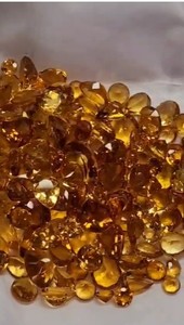 Lot de 130 pierres précieuses en vrac de citrine naturelle vert menthe, taille ovale, 5x3mm, 7x5mm, 8x6mm, 4mm, 5mm, 115 carats, qualité IROC - Product Image 3