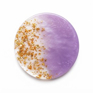 Custom Handmade Purple Agate <b>Coasters</b> with <b>Gold</b> Rim Luxury Epoxy Resin Geode Cup Mat Wholesale Faux Stone Drink <b>Coasters</b> On Sale - Product Image 4