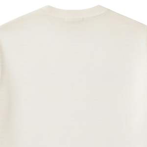 T-shirt neutre surdimensionné pour homme, manches courtes, col rond, coton, streetwear décontracté, imprimé logo petit sur la poitrine, tee-shirt d'été - Product Image 4