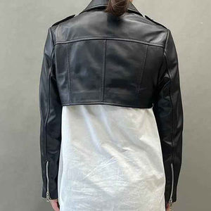 Chaqueta de Cuero para Mujer, Diseño Personalizado, Estilo Motero, Temporada de Invierno, Chaqueta Corta de Lujo para Mujer, Chaqueta para Hombre 2026 - Product Image 2