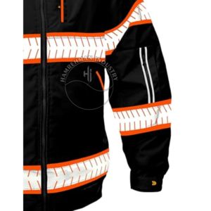 Security Multiple Size Reflective Safety Coat Men's High Visibility <b>Construction</b> <b>Work</b> <b>Jackets</b> Custom Made Customized Hot Sale - Product Image 4