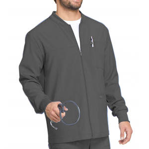 Chaqueta de Uniforme Médico Quirúrgico Antiarrugas para Hombre con Logotipo Personalizado, Venta Caliente - Product Image 4