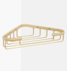 Jabonera de Latón de Alta Calidad, Montada en la Pared, Bandeja para Jabón de Esquina, Acabado Premium, Accesorios Decorativos para Baño, Decoración para Hogar y Hotel - Product Image 1