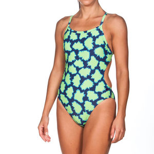 Women's One Piece Swim Romper Solid Color Tummy Control <b>Bathing</b> Suit with Pockets for Summer Beach Vacation - Product Image 1