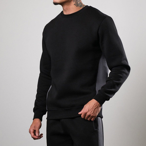 Sweat-shirt en molleton épais vierge à manches longues de haute qualité pour hommes, personnalisable avec logo, col rond, vente en gros - Product Image 4