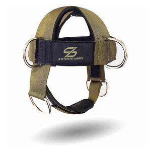 Arnés para la cabeza para ejercicios diarios de cuello, con correa ajustable y cadena resistente, para equipos de entrenamiento de fuerza en el gimnasio en casa - Product Image 1