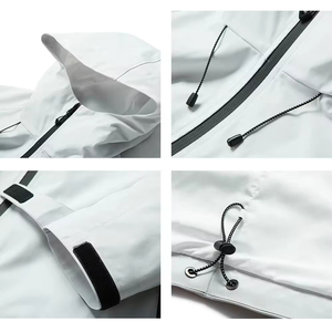 Veste coupe-vent réfléchissante résistante à l'eau pour hommes et garçons, design rétro personnalisé, vestes de randonnée, OEM ODM, marque privée, vêtements de sport - Product Image 3