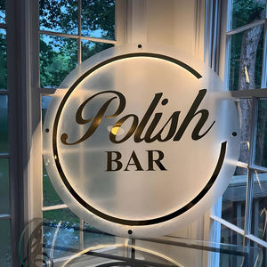 Letrero Luminoso Personalizado para Barbería, Acrílico Ecológico, Resistente al Agua IP65 para Exteriores, Garantía de 4 Años - Product Image 1