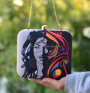 Multicolor-Boho-Mujer-impreso-embrague Mejor precio al por mayor de los fabricantes de la India - Product Image 3