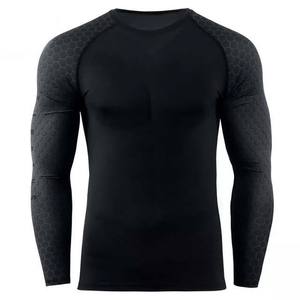 Camiseta de Compresión para Hombre, 100% Poliéster, Diseño Gráfico Personalizado, para Natación, Ejercicio y Fitness, Ajuste Ceñido, Lavada - Product Image 5