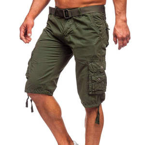 Shorts tactiques cargo décontractés pour hommes en coton 100% de haute qualité, avec plusieurs poches, séchage rapide, respirant - Product Image 3