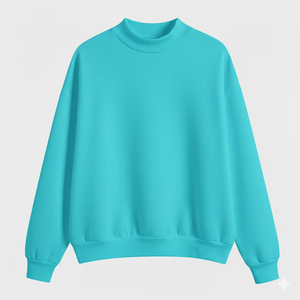 Sudadera con Capucha Lisa Estampada de Alta Calidad, Doble Capa, Corte Recortado, Hombros Caídos, Invierno, Colores Personalizados ODM, Poliéster/Algodón - Product Image 1
