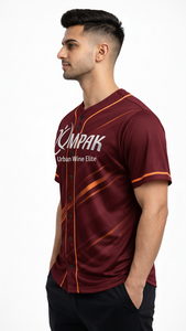 Camiseta de béisbol de corte moderno con estampado sublimado en toda la prenda para rendimiento y estilo - Product Image 5
