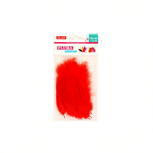 ขนนกประดิษฐ์ ILAN Pluma 13 ซม. สีแดง - Product Image 2