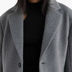 Nouvelle Arrivée Blazer Oversize pour Femme, Élégant, Couleur Unie, Simple Boutonnage, Manches Longues, Idéal pour le Bureau et les Affaires - Product Image 6