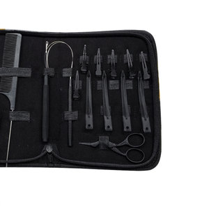 Kit de Herramientas para Extensiones de Cabello, Juego Profesional de Instalación y Remoción de Metal, Acabado Dorado, Duradero, Reutilizable, Calidad de Salón - Product Image 2