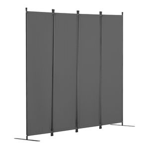 Divisorio in Bambù a 4 Pannelli, Paravento Pieghevole per Ufficio o Casa, Separatore in Tessuto per Camera da Letto, Sala da Pranzo o Soggiorno - Product Image 6