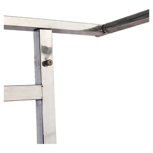 Porte-vêtements pliable haut de gamme Bros Display, support métallique robuste pour vêtements, étagère à plusieurs niveaux autoportante, présentoir pour la vente au détail - Product Image 6