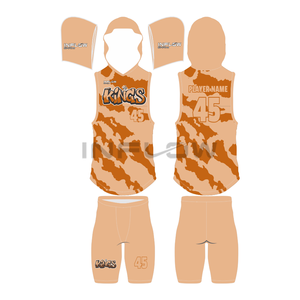 Paquete de Uniformes de Fútbol Americano 7v7 Personalizados, Conjunto de Camisetas de Compresión Sublimadas para Entrenamiento de Quarterback 7 contra 7 - Product Image 3