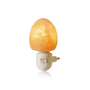 Lampes à sel géométriques écologiques sculptées à la main en matériaux organiques pour chambres à coucher, lampes murales à brancher, décoration intérieure - Product Image 1